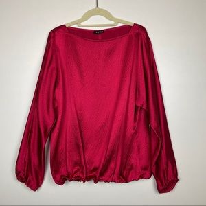 Worth New York Blouse/Top, Red, Size M